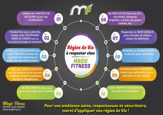 Règles de Vie chez Magic Fitness